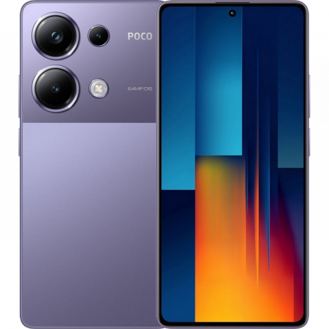 Telefon Poco M6 Pro 8/256GB EU Purple Diagonala ecranului: 6,67 ", Rezolutia ecranului: 2400x1080, Max. Rezoluția camerei: 64 MP, Cameră frontală: 16 MP, Capacitate acumulator: 5000 mAh, Chipset: Mediatek Helio G99 Ultra, Platformă software: Android, Grad de protecție: IP54, [0]
