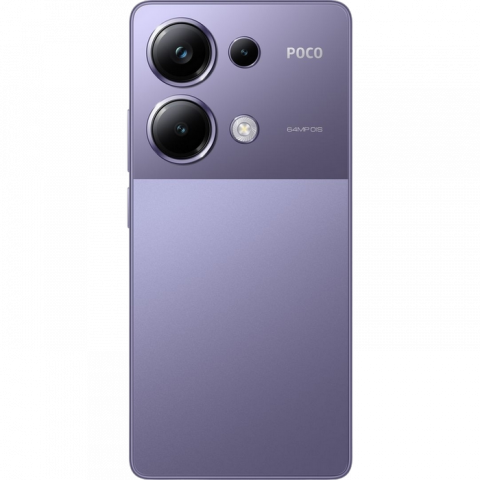 Telefon Poco M6 Pro 8/256GB EU Purple Diagonala ecranului: 6,67 ", Rezolutia ecranului: 2400x1080, Max. Rezoluția camerei: 64 MP, Cameră frontală: 16 MP, Capacitate acumulator: 5000 mAh, Chipset: Mediatek Helio G99 Ultra, Platformă software: Android, Grad de protecție: IP54, [6]
