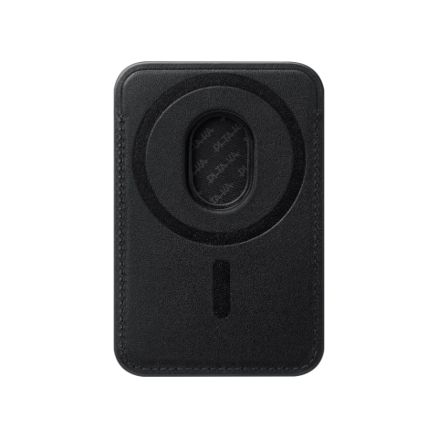 Portofel carduri Pitaka Magnetic Woven Card Wallet Black/Grey [2]