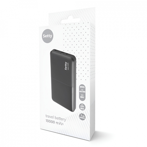 Setty Power Bank 10000mAh 10W SPB-10, Black [1]