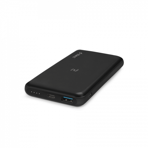 ttec Powerbank 10.000mAh Slim Pro W Wireless, Black [1]