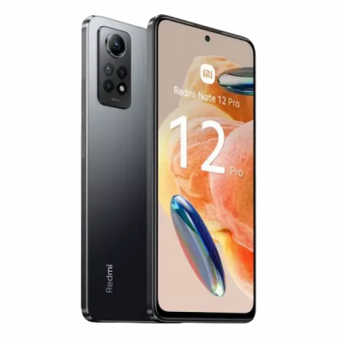 Telefon Redmi Note 12 Pro 4G 8/256GB EU Graphite Gray Diagonala ecranului: 6,67 ", Rezolutia ecranului: 2400x1080, Max. Rezoluția camerei: 108 MP, Cameră frontală: 16 MP, Capacitate acumulator: 5000 mAh, Chipset: Qualcomm SM7150 Snapdragon 732G, Platformă software: Android, [1]