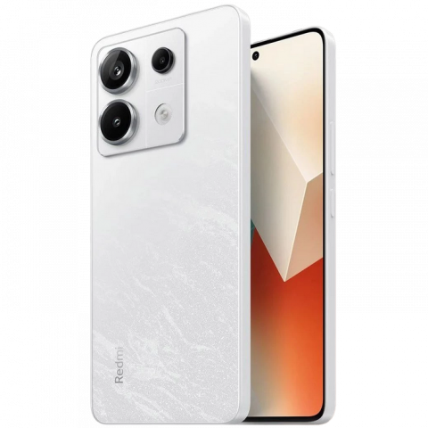Telefon Redmi Note 13 5G 8/256GB EU Arctic White Diagonala ecranului: 6,67 ", Rezolutia ecranului: 2400x1080, Max. Rezoluția camerei: 108 MP, Cameră frontală: 16 MP, Capacitate acumulator: 5000 mAh, Chipset: Mediatek Dimensity 6080, Platformă software: Android, Grad de protecție: IP54, [6]