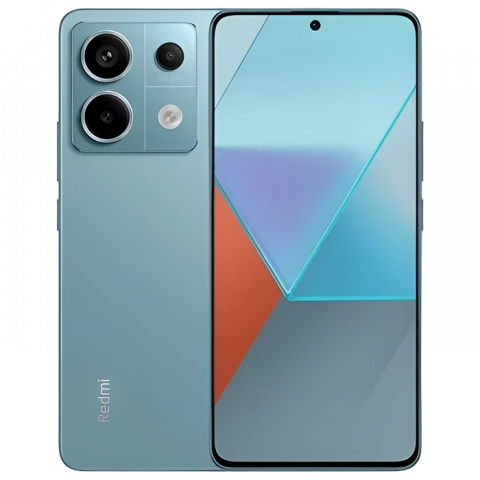 Telefon Redmi Note 13 5G 8/256GB EU Ocean Teal Diagonala ecranului: 6,67 ", Rezolutia ecranului: 2400x1080, Max. Rezoluția camerei: 108 MP, Cameră frontală: 16 MP, Capacitate acumulator: 5000 mAh, Chipset: Mediatek Dimensity 6080, Platformă software: Android, Grad de protecție: IP54, [7]
