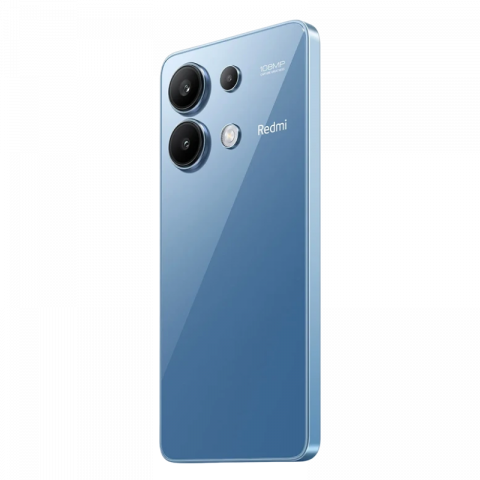 Telefon Redmi Note 13 8/256GB EU Ice Blue Diagonala ecranului: 6,67 ", Rezolutia ecranului: 2400x1080, Max. Rezoluția camerei: 108 MP, Cameră frontală: 16 MP, Capacitate acumulator: 5000 mAh, Chipset: Qualcomm SM6225 Snapdragon 685, Platformă software: Android, Grad de protecție: IP54, [4]