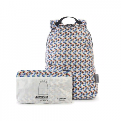 Tucano Travel Backpack Packable Compatto Mendini, Collorful [2]