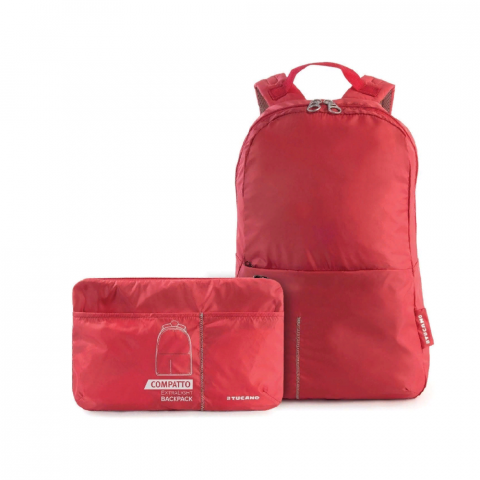 Rucsac - Tucano Travel Backpack Packable Compatto, Red