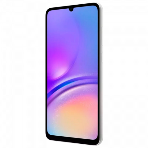 Telefon Samsung Galaxy A05 4/64Gb Silver Diagonala ecranului: 6,7 ", Rezolutia ecranului: 1600 x 720, Max. Rezoluția camerei: 50 MP, Cameră frontală: 8 MP, Capacitate acumulator: 5000 mAh, Chipset: Mediatek MT6769V/CZ Helio G85, Platformă software: Android, [5]