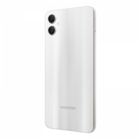 Telefon Samsung Galaxy A05 4/64Gb Silver Diagonala ecranului: 6,7 ", Rezolutia ecranului: 1600 x 720, Max. Rezoluția camerei: 50 MP, Cameră frontală: 8 MP, Capacitate acumulator: 5000 mAh, Chipset: Mediatek MT6769V/CZ Helio G85, Platformă software: Android, [12]