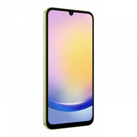 Telefon Samsung Galaxy A25 5G 8/256Gb Yellow Diagonala ecranului: 6,5 ", Rezolutia ecranului: 2340x1080, Max. Rezoluția camerei: 50 MP, Cameră frontală: 13 MP, Capacitate acumulator: 5000 mAh, Chipset: Exynos 1280, Platformă software: Android, [8]