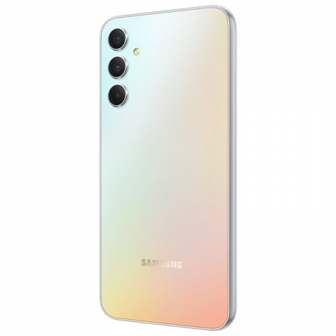 Telefon Samsung Galaxy A34 5G 8/256Gb Silver Diagonala ecranului: 6,6 ", Rezolutia ecranului: 2400x1080, Max. Rezoluția camerei: 48 MP, Cameră frontală: 13 MP, Capacitate acumulator: 5000 mAh, Chipset: MediaTek MT6877, Platformă software: Android, Grad de protecție: IP67 rezistent la praf/apă, [9]