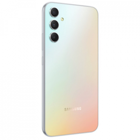 Telefon Samsung Galaxy A34 5G 8/256Gb Silver Diagonala ecranului: 6,6 ", Rezolutia ecranului: 2400x1080, Max. Rezoluția camerei: 48 MP, Cameră frontală: 13 MP, Capacitate acumulator: 5000 mAh, Chipset: MediaTek MT6877, Platformă software: Android, Grad de protecție: IP67 rezistent la praf/apă, [3]