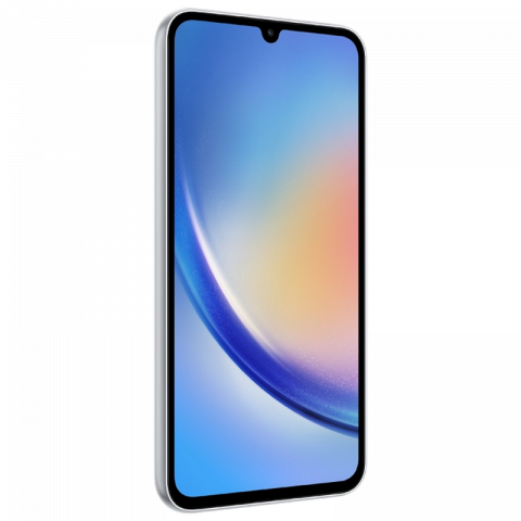 Telefon Samsung Galaxy A34 5G 8/256Gb Silver Diagonala ecranului: 6,6 ", Rezolutia ecranului: 2400x1080, Max. Rezoluția camerei: 48 MP, Cameră frontală: 13 MP, Capacitate acumulator: 5000 mAh, Chipset: MediaTek MT6877, Platformă software: Android, Grad de protecție: IP67 rezistent la praf/apă, [16]