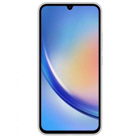 Telefon Samsung Galaxy A34 5G 8/256Gb Silver Diagonala ecranului: 6,6 ", Rezolutia ecranului: 2400x1080, Max. Rezoluția camerei: 48 MP, Cameră frontală: 13 MP, Capacitate acumulator: 5000 mAh, Chipset: MediaTek MT6877, Platformă software: Android, Grad de protecție: IP67 rezistent la praf/apă, [0]