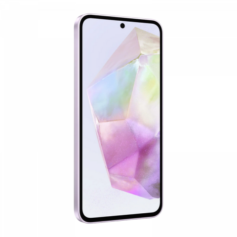 Telefon Samsung Galaxy A35 5G 6/128GB Light Violet Diagonala ecranului: 6,6 ", Rezolutia ecranului: 2340x1080, Max. Rezoluția camerei: 50 MP, Cameră frontală: 13 MP, Capacitate acumulator: 5000 mAh, Chipset: Exynos 1380, Platformă software: Android, Grad de protecție: IP67 rezistent la praf/apă, [2]