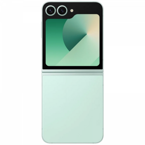 Telefon Samsung Galaxy Flip6 12/256Gb Mint Diagonala ecranului: 6,7 ", Rezolutia ecranului: 2640x1080, Max. Rezoluția camerei: 50 MP, Cameră frontală: 10 MP, Capacitate acumulator: 4000 mAh, Chipset: Qualcomm SM8650-AB Snapdragon 8 Gen 3, Platformă software: Android, Grad de protecție: IP48 rezistent la apă, [2]
