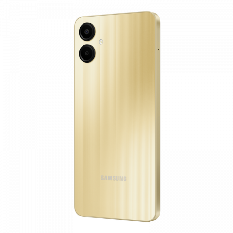 Telefon Samsung Galaxy A06 4/128Gb Gold Diagonala ecranului: 6,7 ", Rezolutia ecranului: 1600 x 720, Max. Rezoluția camerei: 50 MP, Cameră frontală: 8 MP, Capacitate acumulator: 5000 mAh, Chipset: Mediatek Helio G85, Platformă software: Android, [4]