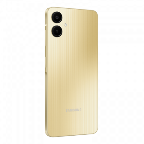 Telefon Samsung Galaxy A06 4/128Gb Gold Diagonala ecranului: 6,7 ", Rezolutia ecranului: 1600 x 720, Max. Rezoluția camerei: 50 MP, Cameră frontală: 8 MP, Capacitate acumulator: 5000 mAh, Chipset: Mediatek Helio G85, Platformă software: Android, [2]