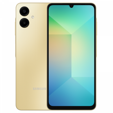 Samsung Galaxy A06 - Телефон Samsung Galaxy A06 4/128Гб Gold Диагональ экрана: 6,7 ", Разрешение экрана: 1600 x 720, Макс. разрешение камеры: 50 MP, Фронтальная камера: 8 MP, Ёмкость аккумулятора: 5000 mAh, Чипсет: Mediatek Helio G85, Программная платформа: Android,