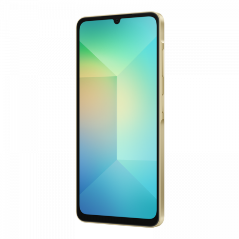 Telefon Samsung Galaxy A06 4/128Gb Gold Diagonala ecranului: 6,7 ", Rezolutia ecranului: 1600 x 720, Max. Rezoluția camerei: 50 MP, Cameră frontală: 8 MP, Capacitate acumulator: 5000 mAh, Chipset: Mediatek Helio G85, Platformă software: Android, [1]