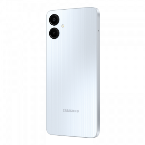 Телефон Samsung Galaxy A06 4/128Гб Light Blue Диагональ экрана: 6,7 ", Разрешение экрана: 1600 x 720, Макс. разрешение камеры: 50 MP, Фронтальная камера: 8 MP, Ёмкость аккумулятора: 5000 mAh, Чипсет: Mediatek Helio G85, Программная платформа: Android, [4]