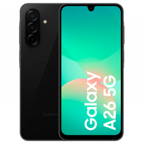 Samsung Galaxy A26 - Telefon Samsung Galaxy A26 5G 8/256Gb Black Diagonala ecranului: 6,7 ", Rezolutia ecranului: 2340x1080, Max. Rezoluția camerei: 50 MP, Cameră frontală: 13 MP, Capacitate acumulator: 5000 mAh, Chipset: Exynos 1380, Platformă software: Android, Grad de protecție: IP67 rezistent la praf/apă,