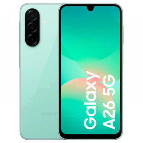 Samsung Galaxy A26 - Telefon Samsung Galaxy A26 5G 8/256Gb Light Green Diagonala ecranului: 6,7 ", Rezolutia ecranului: 2340x1080, Max. Rezoluția camerei: 50 MP, Cameră frontală: 13 MP, Capacitate acumulator: 5000 mAh, Chipset: Exynos 1380, Platformă software: Android, Grad de protecție: IP67 rezistent la praf/apă,