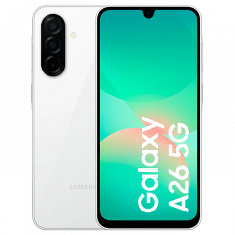 Samsung Galaxy A26 - Telefon Samsung Galaxy A26 5G 8/256Gb White Diagonala ecranului: 6,7 ", Rezolutia ecranului: 2340x1080, Max. Rezoluția camerei: 50 MP, Cameră frontală: 13 MP, Capacitate acumulator: 5000 mAh, Chipset: Exynos 1380, Platformă software: Android, Grad de protecție: IP67 rezistent la praf/apă,