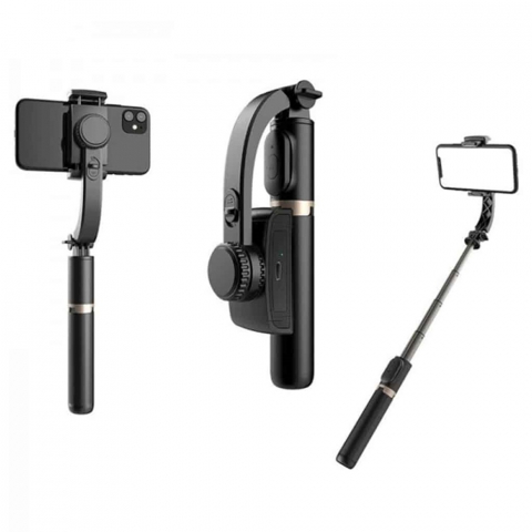 Yesido Bluetooth Selfie Stick, Tripod Foldable Stabilizer (SF14), Black [1]