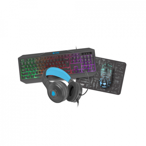 Periferice - Fury Combo Thunderstreak 3.0 Keyboard+Mouse+Headphones+Mouse Pad+ RU Layout