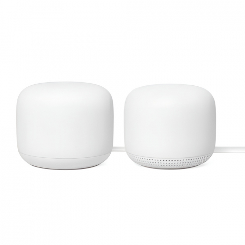 Routere Wi-Fi - Google Nest WiFi Router and Point (2 pack) White