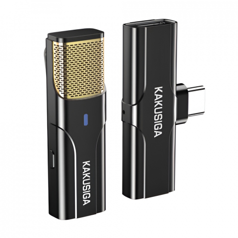 Microfoane - Ksiga Wireless Microphone System KSC-1106 TypeC, Black