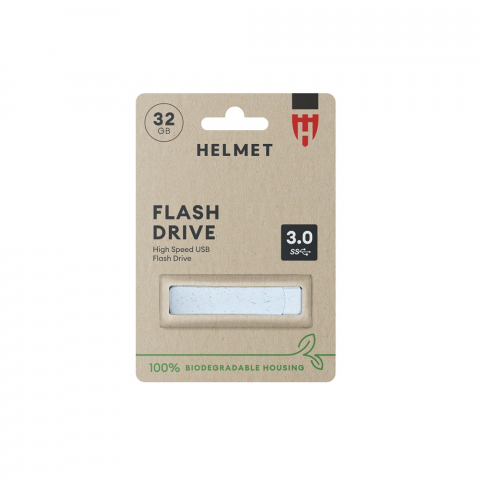 Desktop PC - Helmet Biodegradable USB 3.0 Flash Drive, 32 GB