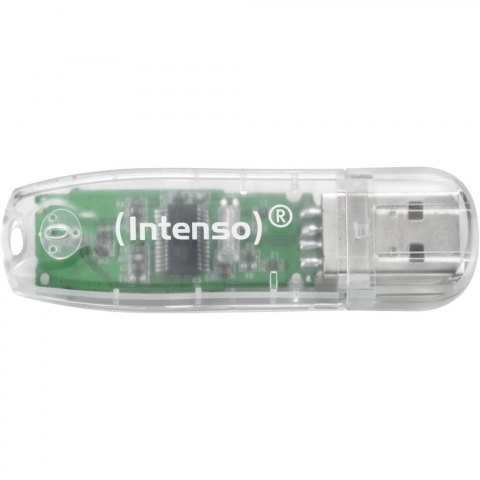 Intenso® USB Drive 2.0 Rainbow Line 32 GB, Transparent [2]