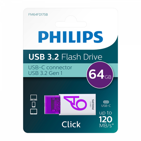 Computere - PHILIPS USB Drive 3.2, 64 GB