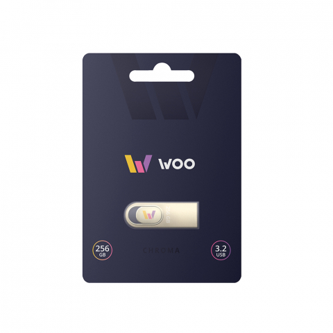 Computere - WOO USB Drive 3.2 Chroma 256 GB