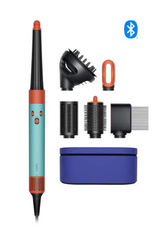 Perii de coafat - Styler Dyson Airwrap, Straight + Wavy, i.d. HS08, 1300W, Ceramic Patina/Topaz