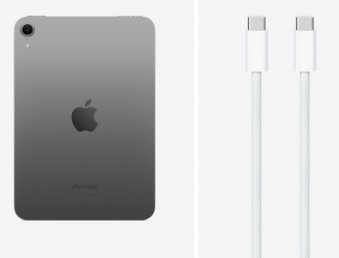 Tableta Apple iPad mini Wi-Fi 512GB - Space GreyModel MYGY3NF/A Diagonala ecranului: 8,3 ", Rezolutia ecranului: 2266x1488, Tehnologia display-ului: Liquid Retina IPS LCD, Memorie internă: 512 GB, Memoria RAM: 8GB, Max. Rezoluția camerei: 12 MP, Capacitate acumulator: 5078 mAh, Chipset: Apple A17 Pro (3 nm), Platformă software: iPadOS, [1]