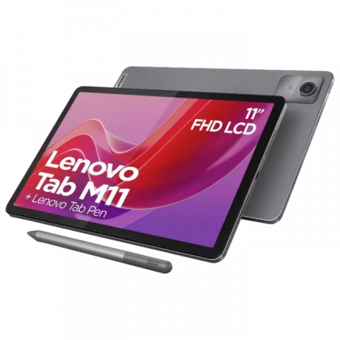 Tableta Lenovo Tab M11 - TB330FU Grey - 11 MediaTek Helio G88 4Gb 128Gb Diagonala ecranului: 11", Rezolutia ecranului:  IPS FHD+ (1920x1200) 400nits, MediaTek Helio G88 8-Core, 4Gb, 128Gb, 802.11ac + Bluetooth, GPS, micro SD Reader up to 1Tb, 8MP Front Camera, 8MP Rear Camera, Android 13, 7040mAh, 465g, Luna Grey, Pen [0]