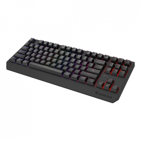 Genesis Gaming Keyboard Thor 230 TKL Wireless US Black RGB Mechanical Outemu Panda [1]