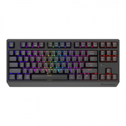 Periferice - Genesis Gaming Keyboard Thor 230 TKL Wireless US Black RGB Mechanical Outemu Panda