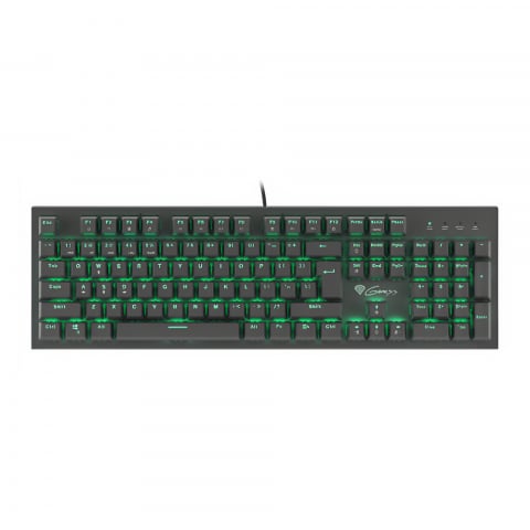 Periferice - Genesis Mechanical Keyboard Thor 300, US Layout, Green Backlight, Blue Outemu Switch