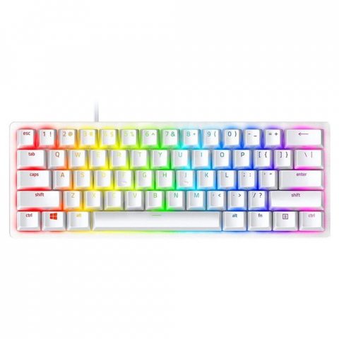 Razer Keyboard Optical Huntsman Mini 60% Clicky Purple Switch US Layout Mercury Edition [1]