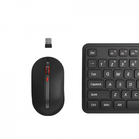 MIIIW Wireless Silent Combo Keyboard and Mouse Gen3, ENG Layout, Black [2]