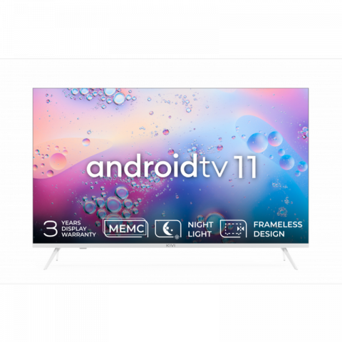 Televizoare si Proiectoare - Televizor KIVI 55" LED SMART TV 55U760QW Real 4K 3840x2160 Android TV Alb (55' MVA, White, 3840x2160 4K UHD, SMART TV (Android TV 11), Wi-Fi 5G, Headphone jack 3.5 mm, 4х HDMI 2.1, 2х USB, Bluetooth 5.1, DVB-T/T2/C, Sound by JVC, Speakers 2x12W Dolby Audiol, BT+IR Smart remote control with Voice control and pointer, KIVI Media, Game Mode, OSD Language: ENG, RU, RO, VESA 200x200, 14.7 Kg)