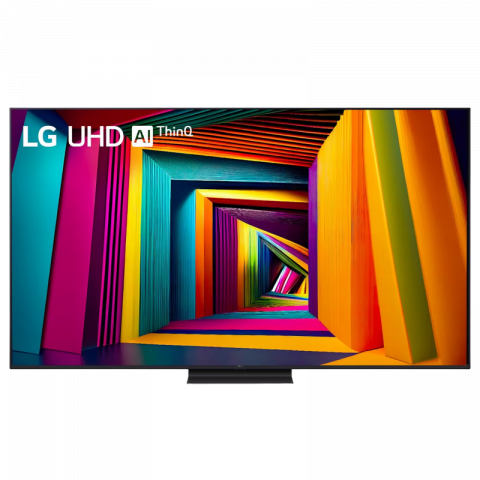Televizoare si Proiectoare - Televizor LG 75" LED SMART TV 75UT91006LA Real 4K 3840 x 2160 webOS Negru (75", ELED, Black, 4K UHD 3840x2160, SMART TV (WebOS 24), 4K Active HDR, HDR10, 3 HDMI, 2 USB, WiFi 802.11ac, DVB-T2/C/S2, OSD Language: ENG, RU, RO, Smart remote control MR24, Speakers 2x10W Dolby Digital, VESA 400x300, 33 kg)