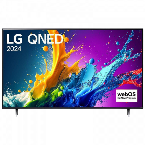 Televizoare si Proiectoare - Televizor LG 86" LED SMART TV 86QNED80T6A Quantum Dot NanoCell 4K 3840 x 2160 webOS Negru (86" IPS, ELED, QD/Nano Cell display, Black, 4K UHD 3840x2160, 120 Hz, 10 bit, SMART TV (webOS 24), α5 AI CPU, 4 HDMI, 2 USB, Smart Remote control MR23, WiFi 802.11ac, DVB-T2/C/S2, OSD Language: ENG, RU, RO, Speakers 2x10W+2x10W sub, VESA 600x400, 54.1Kg)