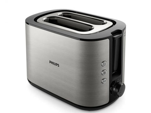 Тостер Philips HD2650/90, 950Вт, Черный, Высокий подъем [4]