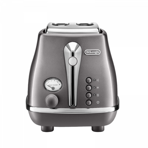 Ретро тостер DeLonghi CTOT 2103 GY, 900Вт, Серый [2]