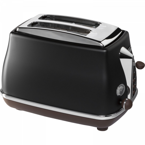 Ретро тостер DeLonghi CTOV 2103 BK, 900Вт, Черный [7]